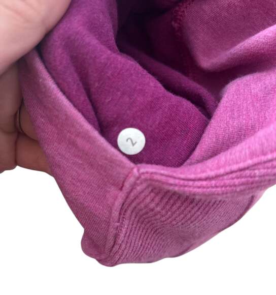 lululemon raspberry glo scuba size 2 - Picture 6 of 6